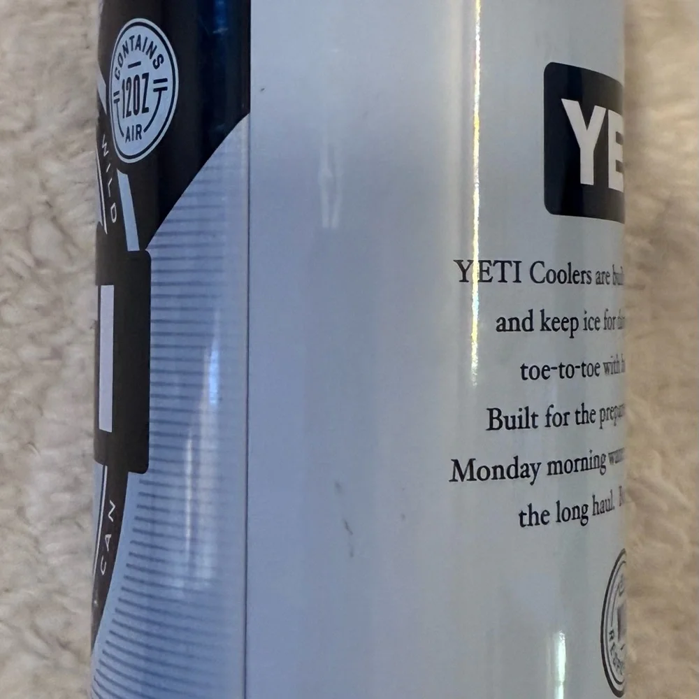 YETI Pop Top Limited Edition Empty Can • 12oz Novelty Collector Display • Austin